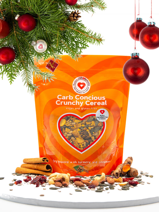 Carb Conscious Crunchy Muesli - Cinnamon and Turmeric 350g